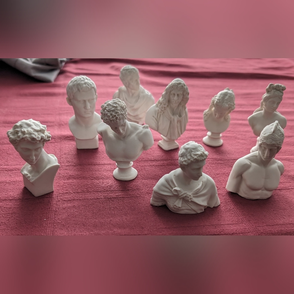 Roman Greek Statue Busts
